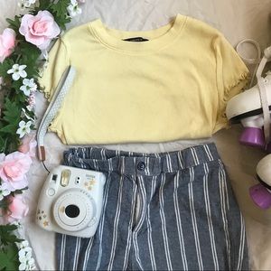 SOLD | yellow crop top